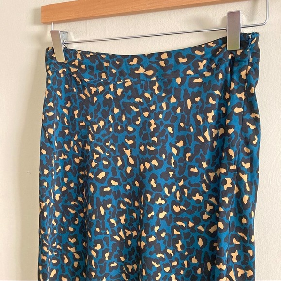 BCBGENERATION stardust cheetah satin midi skirt - Picture 3 of 10
